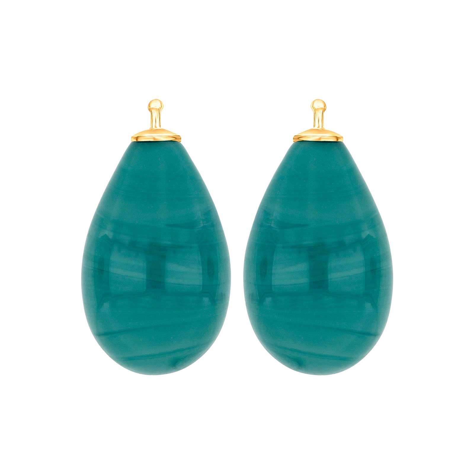 Bohemian quartz glass drop