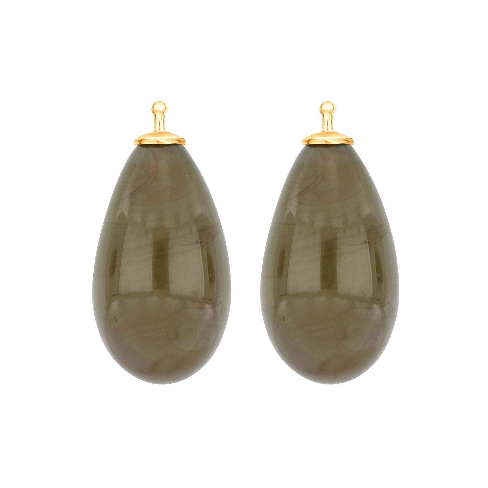 Bohemian quartz glass drop
