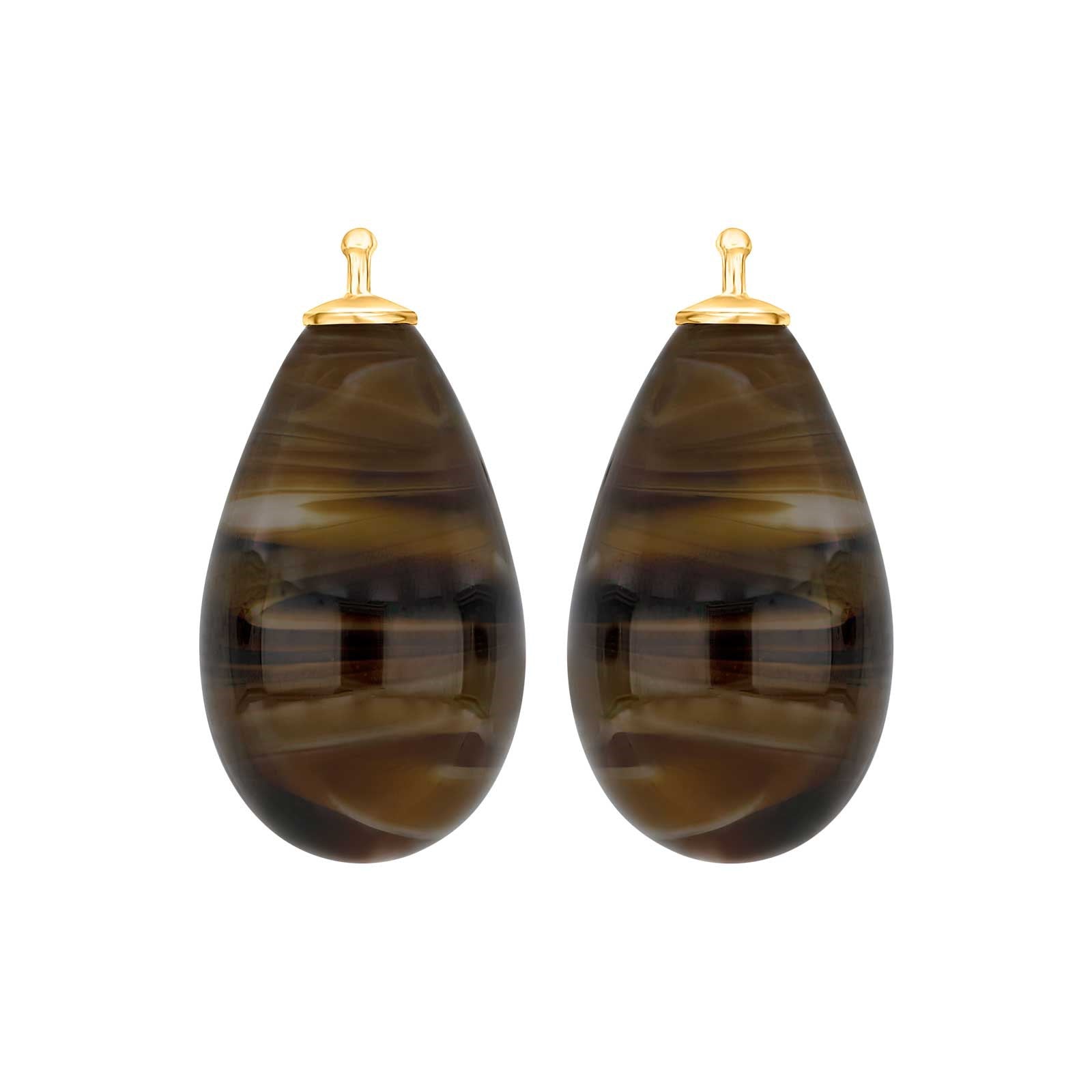 Bohemian quartz glass drop