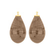 Bohemian quartz glass drop