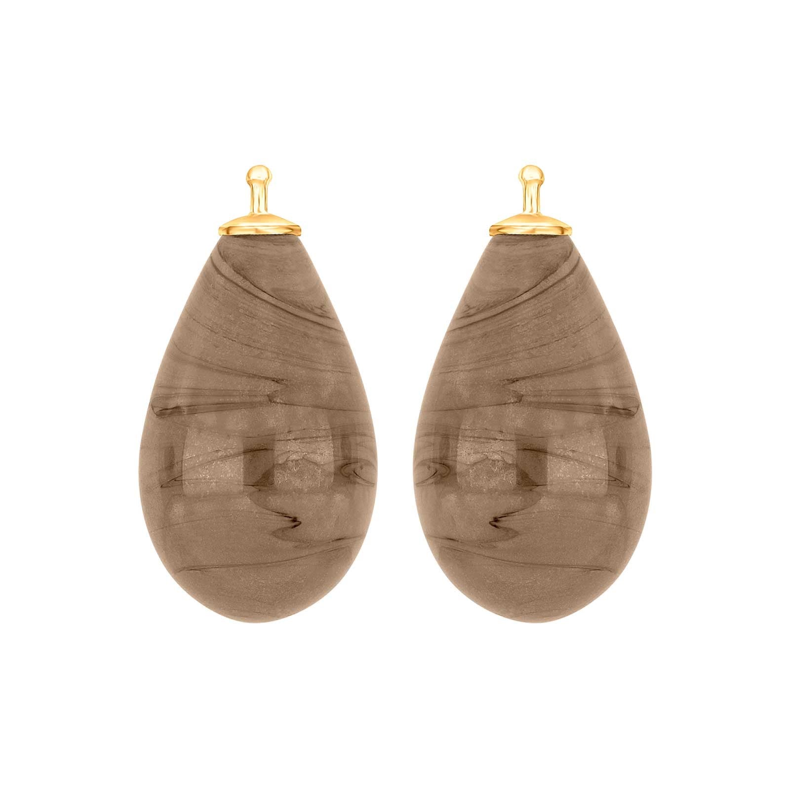 Bohemian quartz glass drop