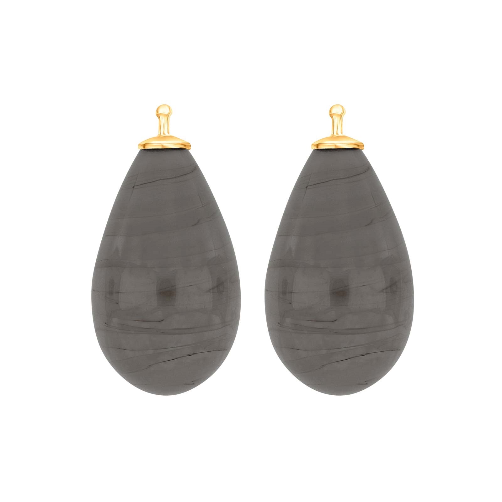 Bohemian quartz glass drop
