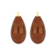 Bohemian quartz glass drop