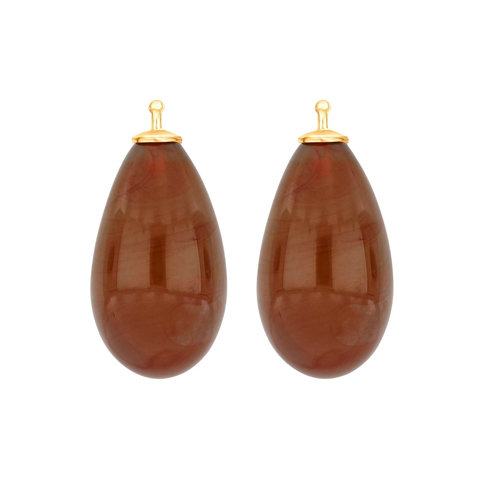 Bohemian quartz glass drop