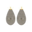 Bohemian quartz glass drop
