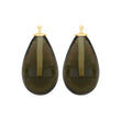 Bohemian quartz glass drop