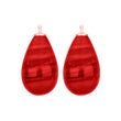 Bohemian quartz glass drop