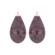 Bohemian quartz glass drop