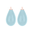Bohemian quartz glass drop