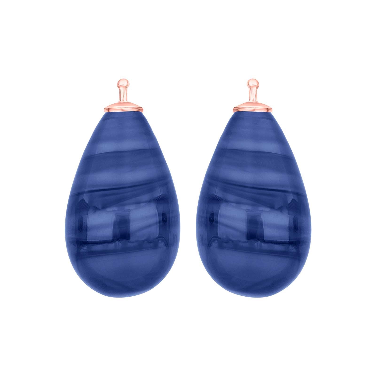 Bohemian quartz glass drop