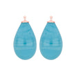 Bohemian quartz glass drop