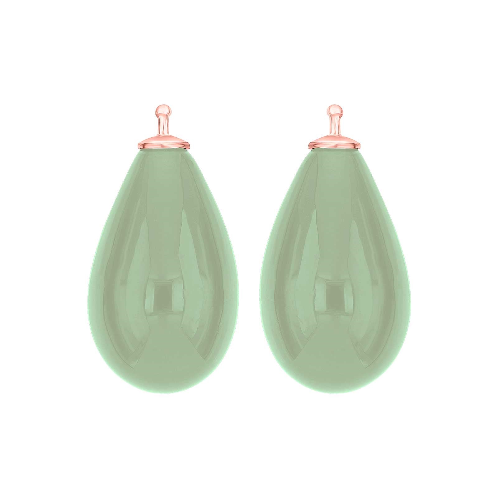 Bohemian quartz glass drop