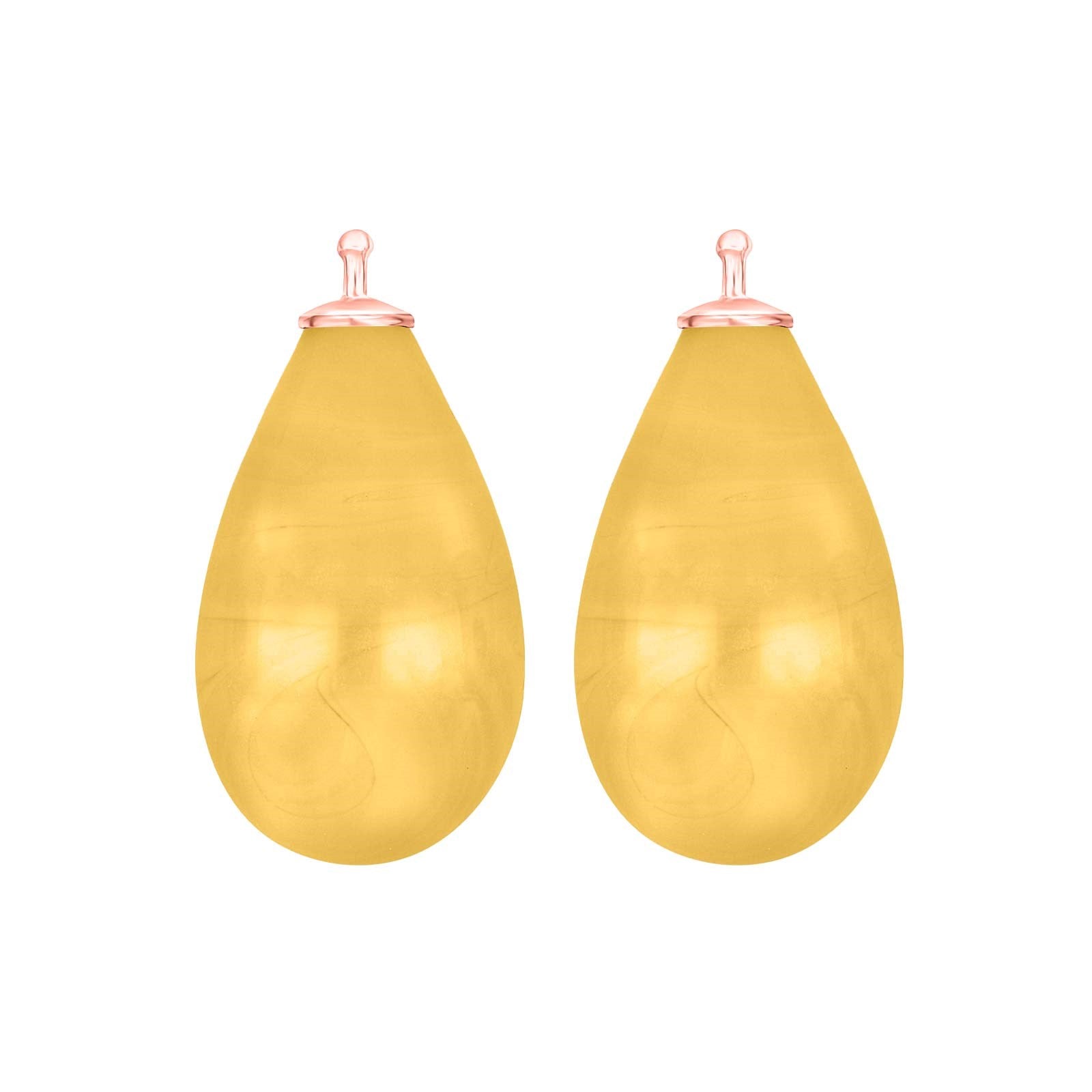 Bohemian quartz glass drop