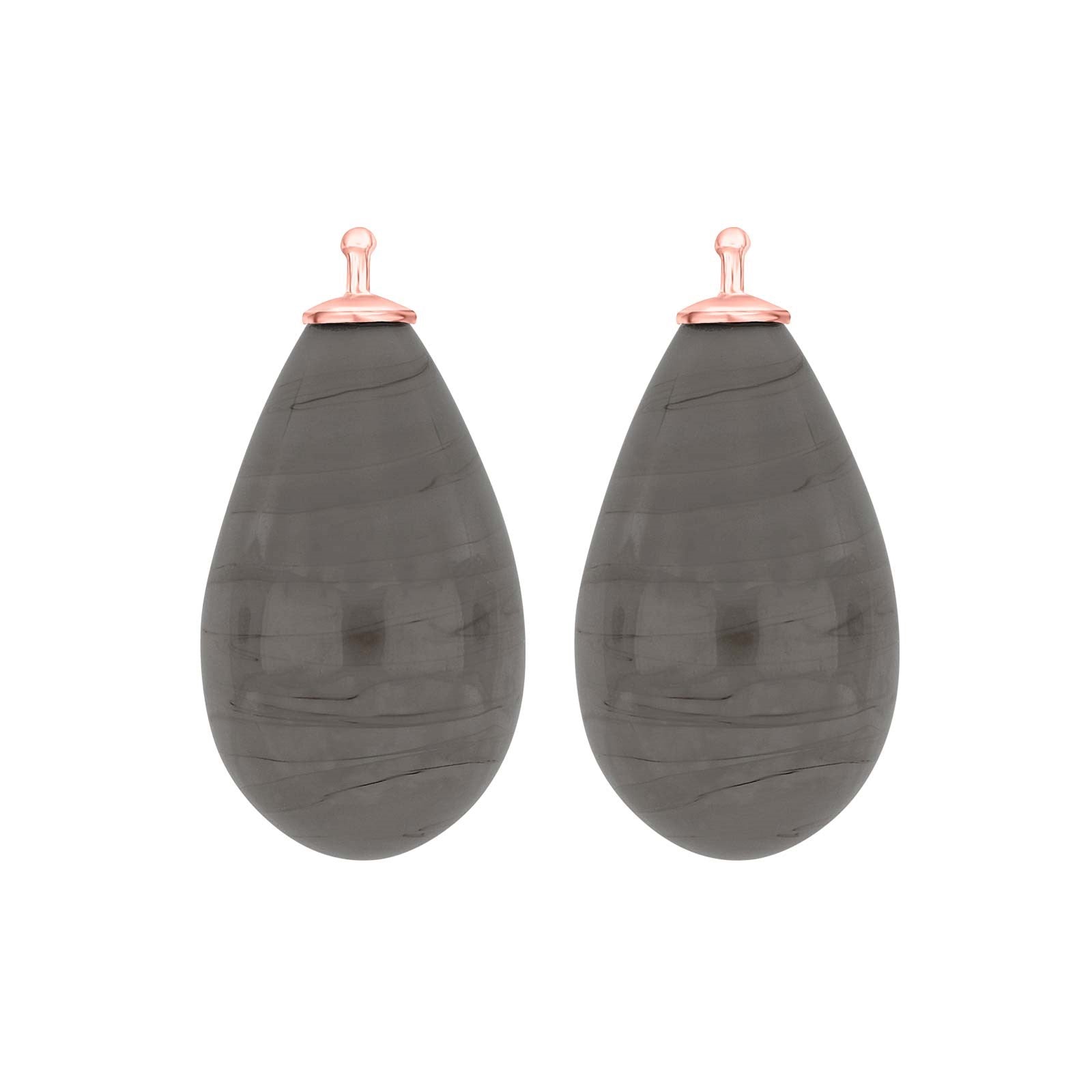 Bohemian quartz glass drop