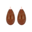 Bohemian quartz glass drop