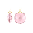Faceted quartz glass