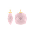 Faceted quartz glass