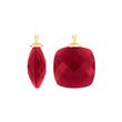 Faceted quartz glass