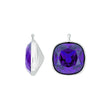 Faceted quartz glass