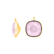 Faceted quartz glass