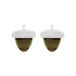 Quartz glass acorn shape