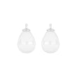 Bohemian quartz glass drop