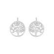 Silver system pendant tree of life m/cz