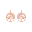 Silver system pendant tree of life m/cz
