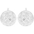 Silver system pendant coin 23x23mm