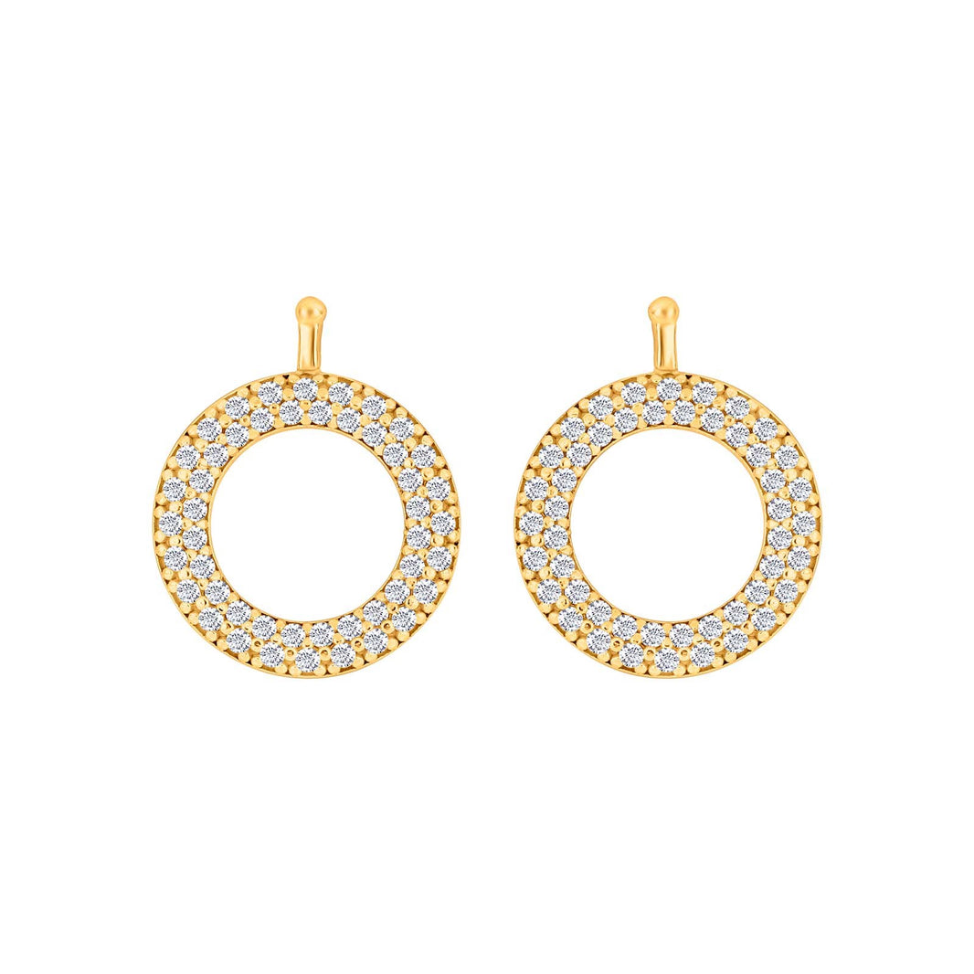 Sølv system-vedhæng krans m/cz