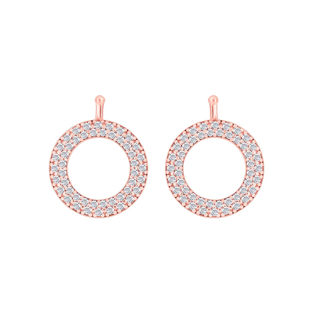 Sølv system-vedhæng krans m/cz