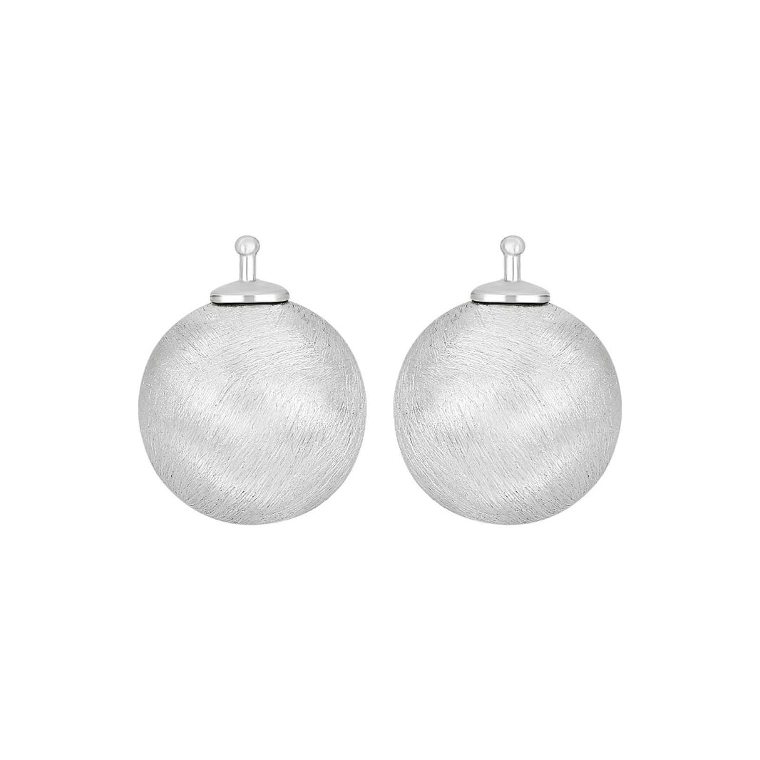 Silver system pendant 14mm matte ball