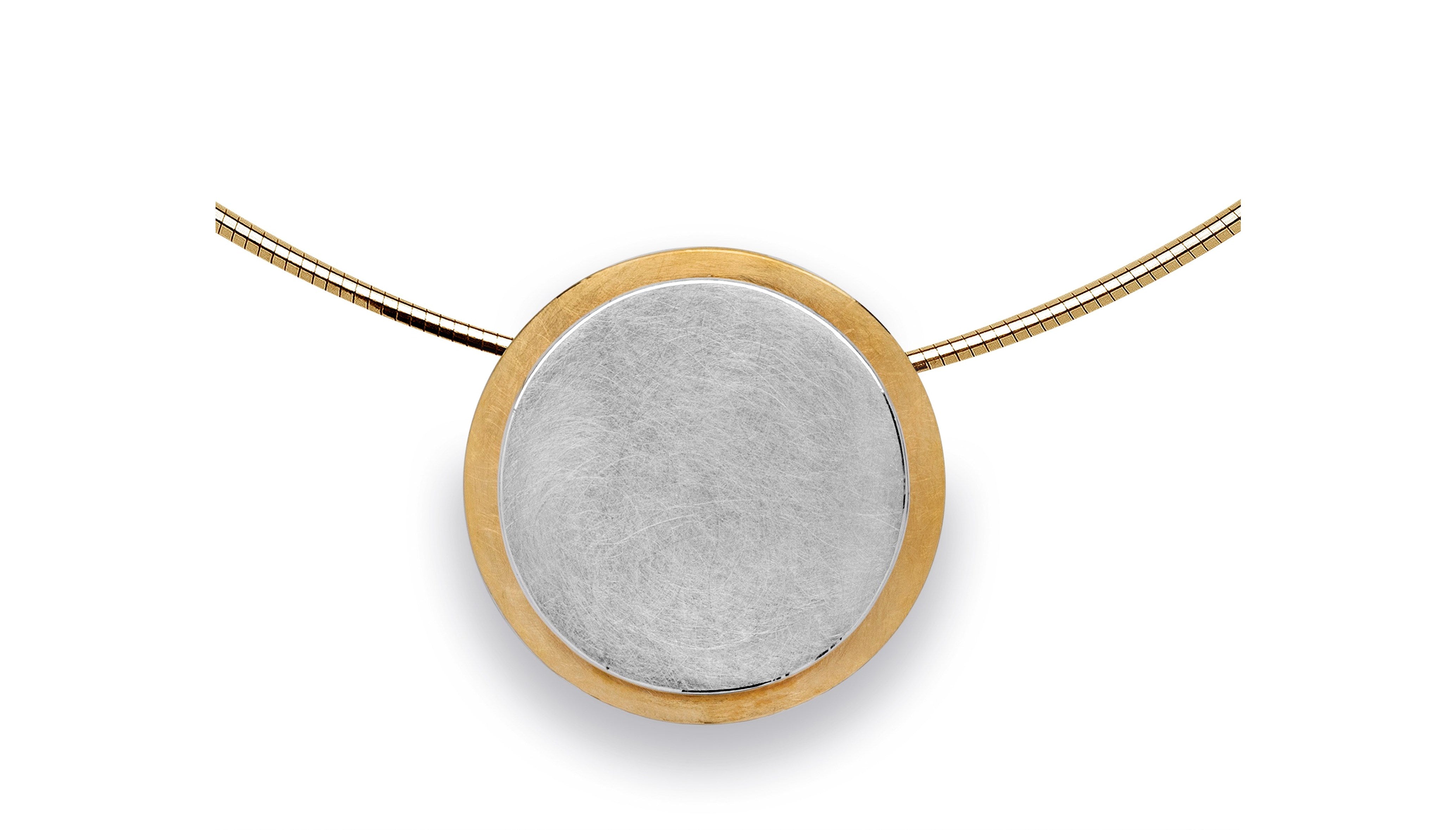 925/- Pendant, partially fg brushed