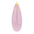 Bohemian quartz glass drop