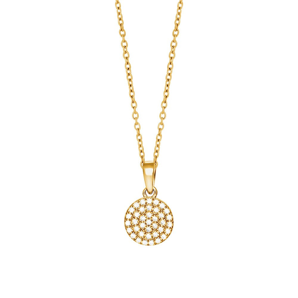 Silver fork pendant ANNIENOR 9mm incl. chain
