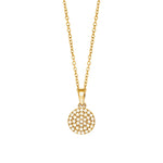 Silver fork pendant ANNIENOR 9mm incl. chain