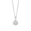 Silver fork pendant ANNIENOR 9mm incl. chain