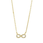 Silver necklace with AGNANOR pendant w. cz