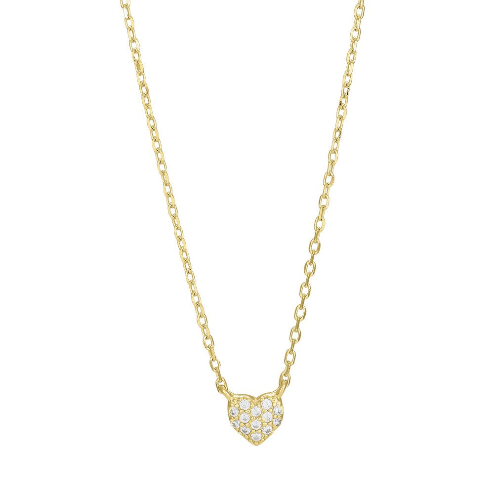 Silver pendant ALMANOR with cz. incl. chain