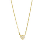 Silver pendant ALMANOR with cz. incl. chain