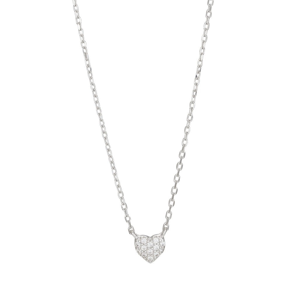 Silver pendant ALMANOR with cz. incl. chain