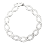 925/- necklace satint, 19,7 in. + 2,0 in.