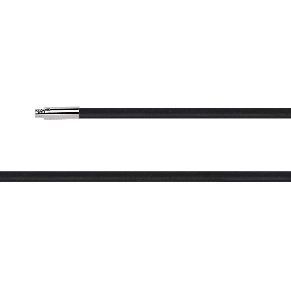 rubber chain w 925/- bayonet pol., 4mm, 45cm