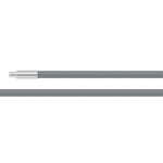 leather cord grey w 925/- bayonet 17,7 in., 0,16 in,