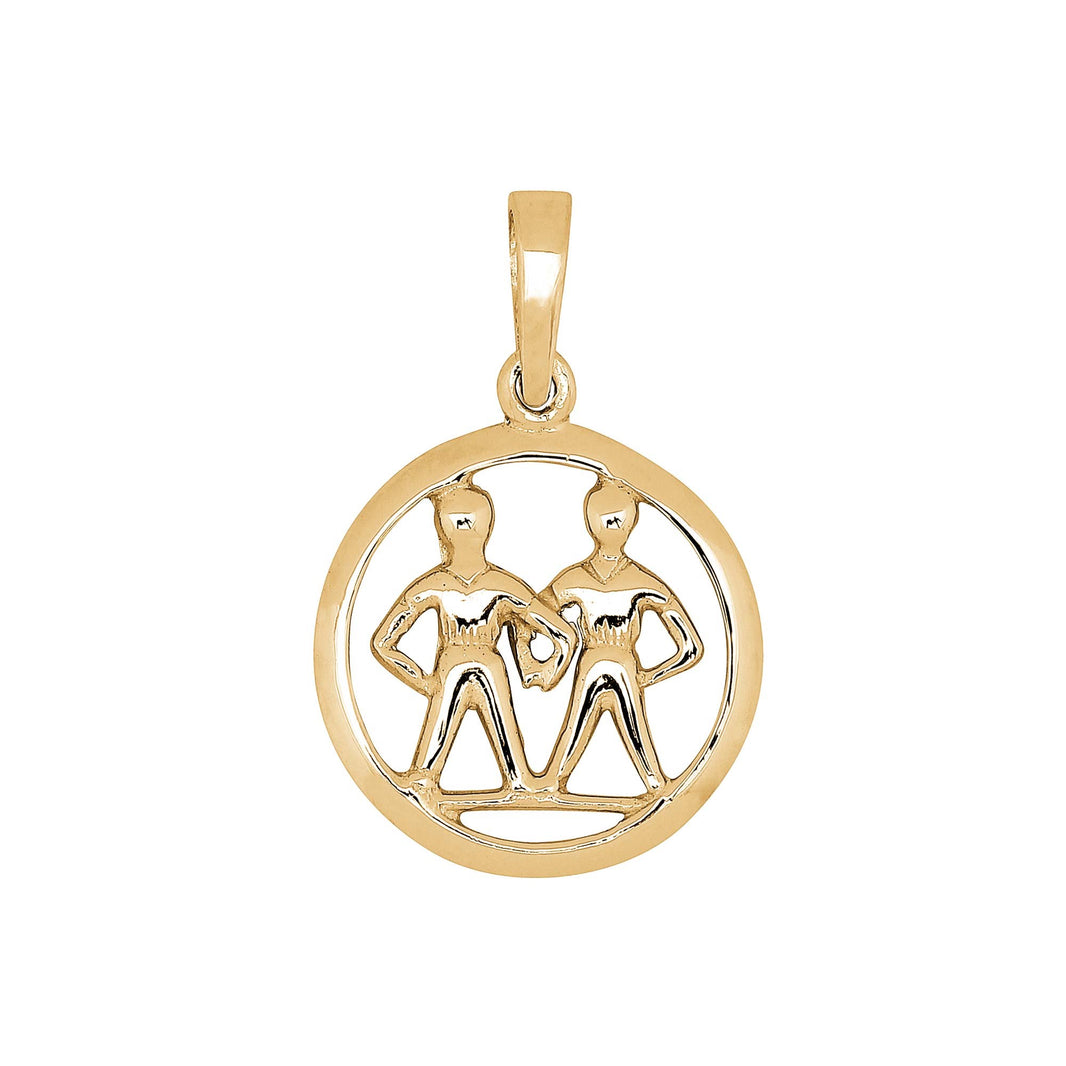 Siersbøl 14ct. pendant Gemini 15mm
