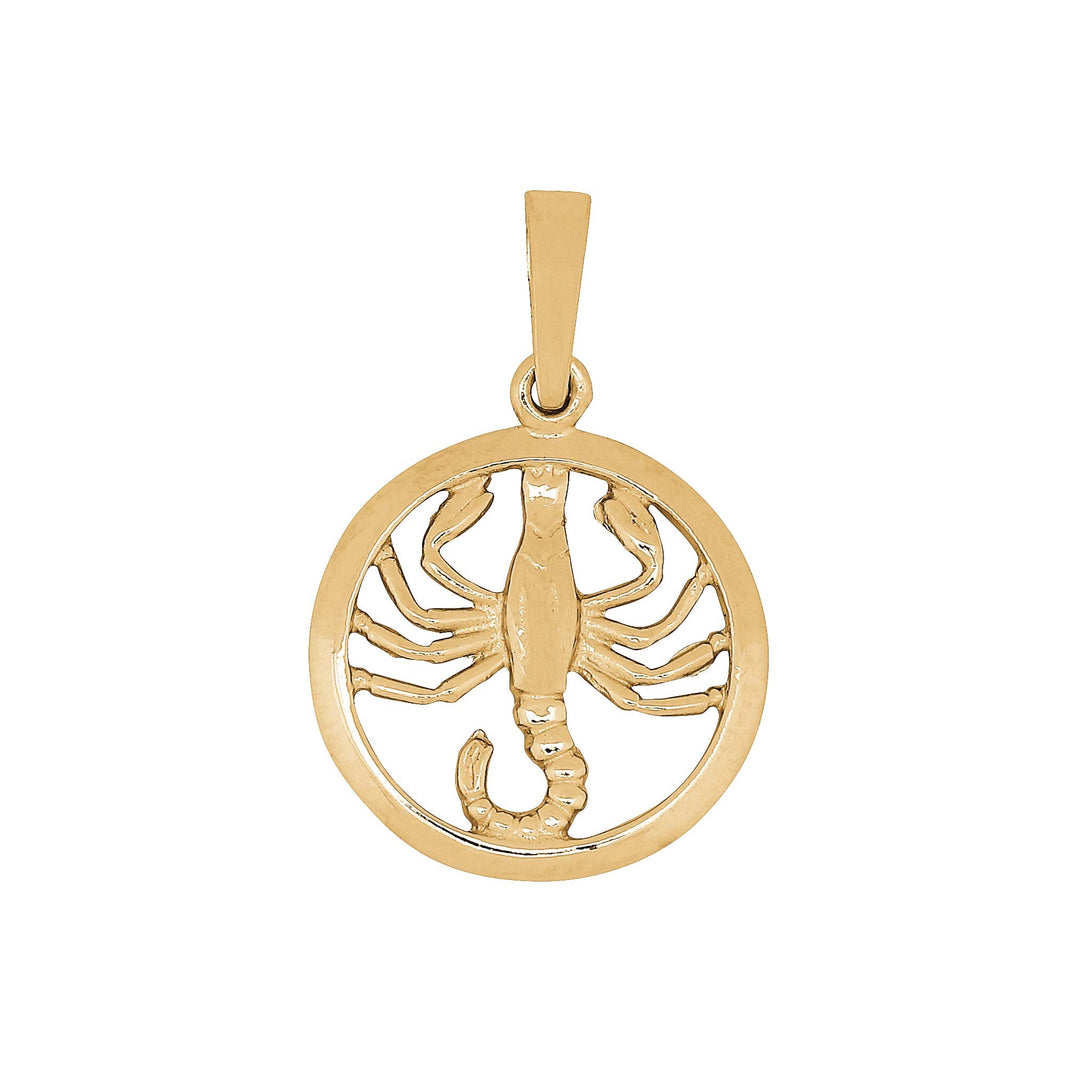 SIERSBØL 8kt. vedhæng SKORPIONEN 15mm