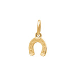 Siersbøl 14ct. pendant/charm horseshoe 6mm