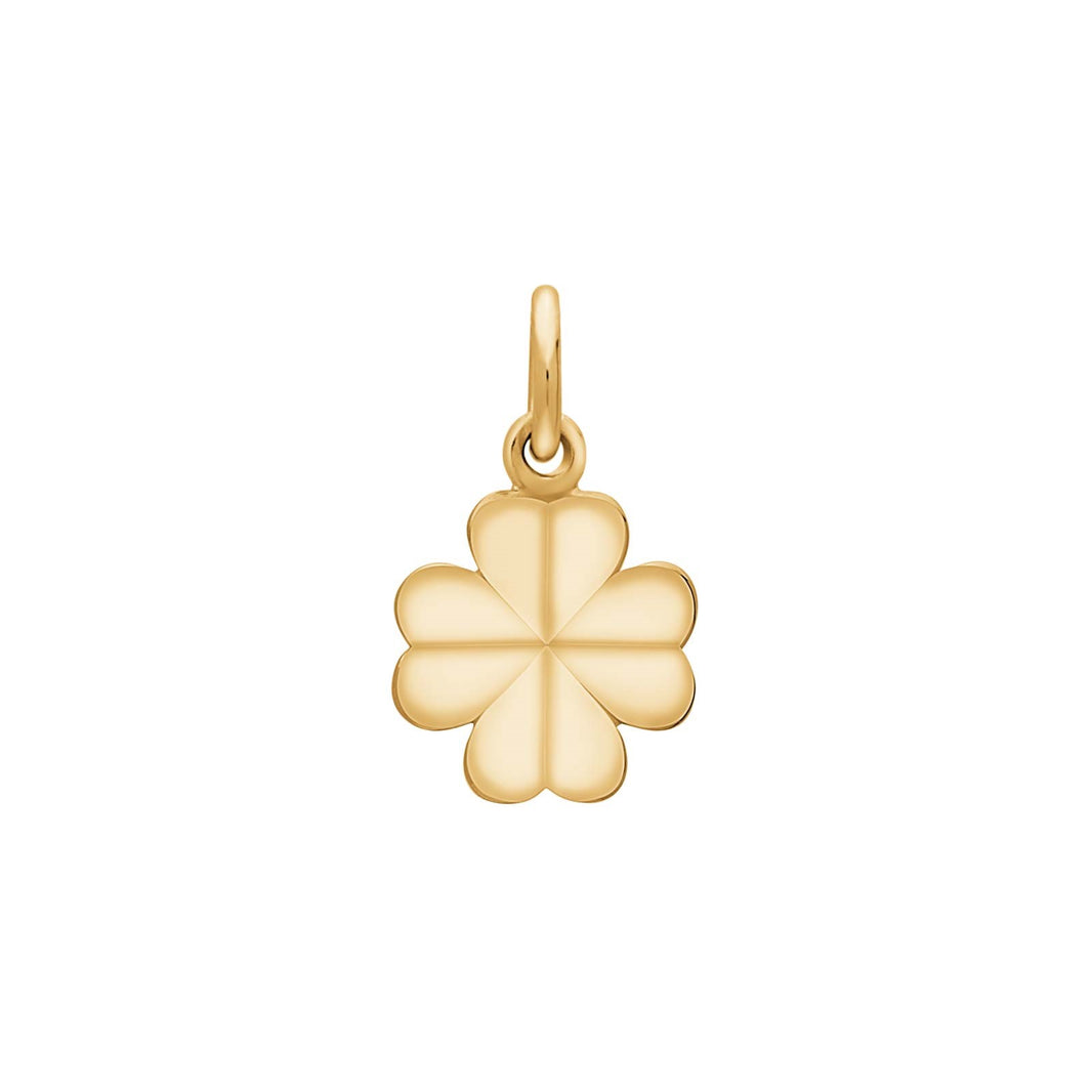 Siersbøl 14ct. pendant four-leaved clover 9mm