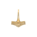8ct. gold pendant Thors Hammer
