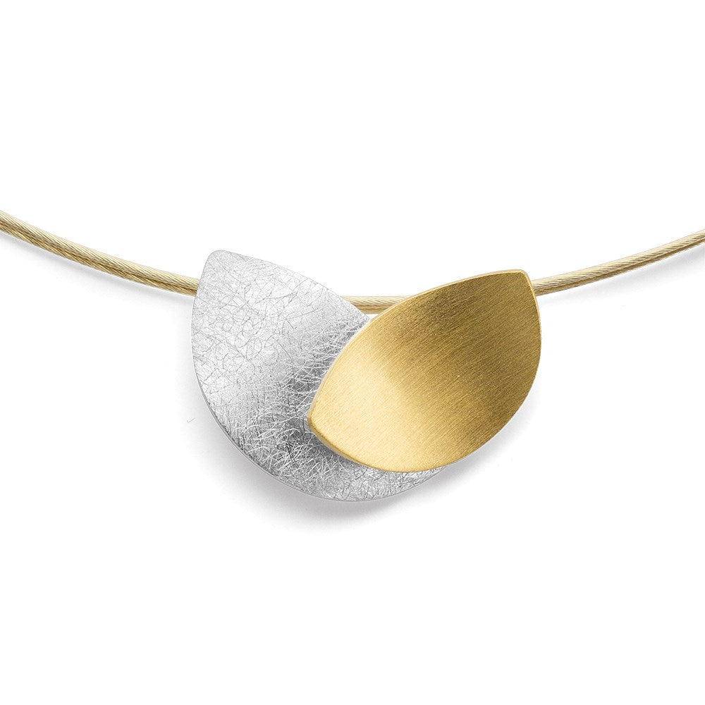 925/- Pendant, partially fg matt/brushed